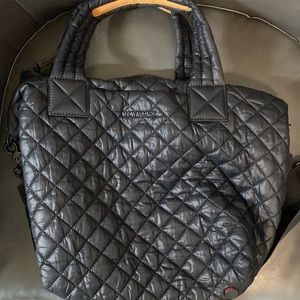 MZ Wallace Black Quilted Tote
